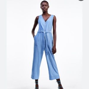 Zara Zipper Jumpsuit